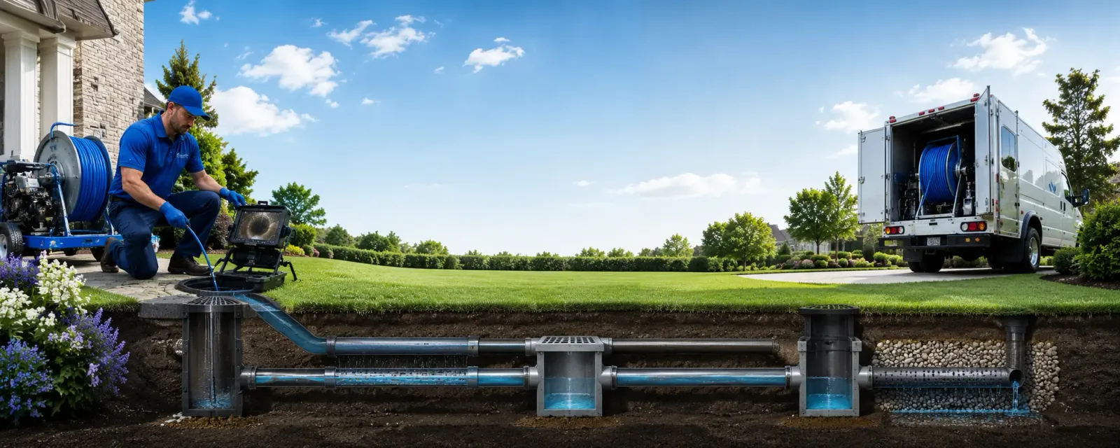 Outdoor drain cleaning information for Mount Sterling, OH